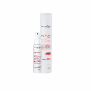 KIT ACQUAFLORA EQUILIBRIO QUEDA RAIZ OLEOSA PONTAS SECAS QUEDA ACENTUADA (2 PRODUTOS)