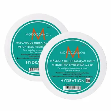 KIT MOROCCANOIL HYDRATION - MASCARA DE HIDRATAçAO LIGHT 250ML (2 UNIDADES)