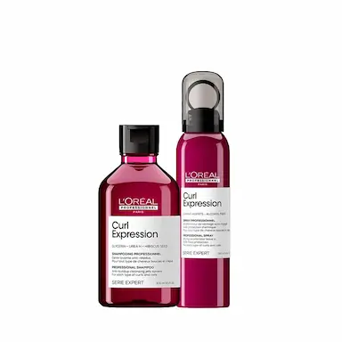 KIT LORéAL PROFESSIONNEL CURL EXPRESSION SHAMPOO CLEANSING JELLY E ACELERADOR DE SECAGEM (2 PRODUTOS)