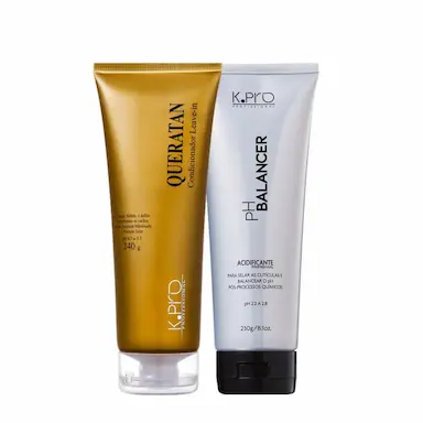 KIT K.PRO PROFISSIONAL QUERATAN E PH BALANCER ACIDIFICANTE (2 PRODUTOS)