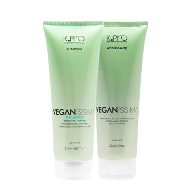 KIT K.PRO VEGANíSSIMA BALANCE SHAMPOO E ACIDIFICANTE (2 PRODUTOS)