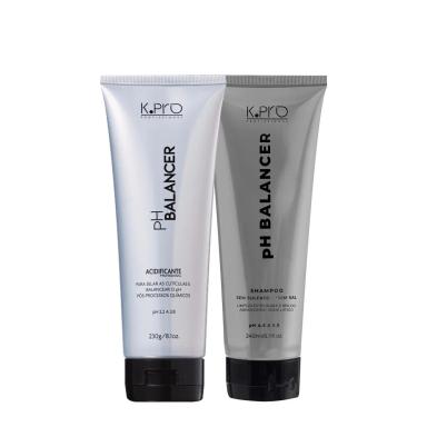 KIT K.PRO PH BALANCER SHAMPOO E ACIDIFICANTE (2 PRODUTOS)