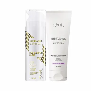 KIT SKELT RED CARPET GLOW SHOWER ILUMINADOR (2 PRODUTOS)