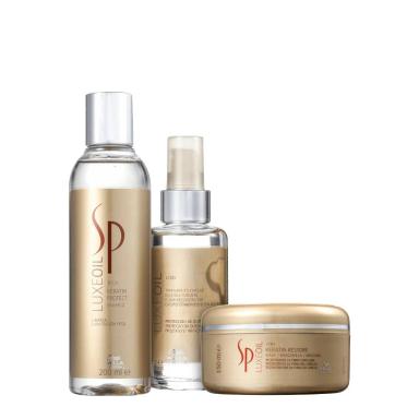 KIT SP SYSTEM PROFESSIONAL LUXE OIL KERATIN HOME CARE P E ÓLEO 100ML (3 PRODUTOS)