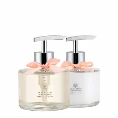 KIT FLORA VIE LARANJA QUE CONECTA LOçãO E SABONETE LíQUIDO (2 PRODUTOS)