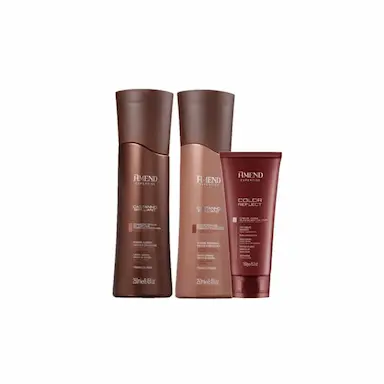 KIT AMEND EXPERTISE REALCE DA COR CASTANHO BRILLIANT TRIO (3 PRODUTOS)