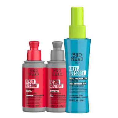 KIT TIGI BED HEAD RESURRECTION SALTY NOT SORRY MINI (3 PRODUTOS)