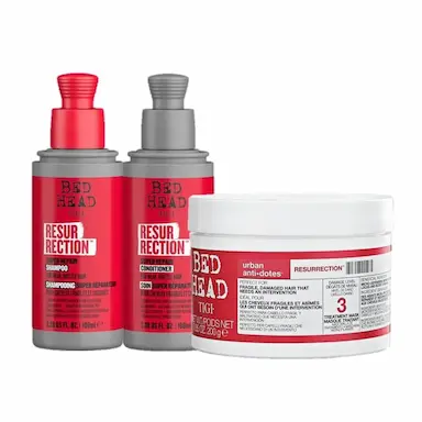KIT TIGI BED HEAD RESURRECTION TRIO MINI REPARACAO (3 PRODUTOS)