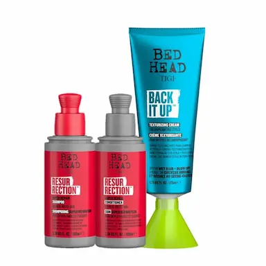 KIT TIGI BED HEAD RESURRECTION BACK IT UP MINI (3 PRODUTOS)
