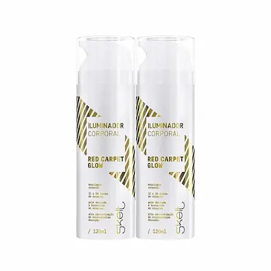 KIT SKELT RED CARPET GLOW - ILUMINADOR CORPORAL 120ML (2 UNIDADES)