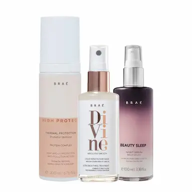 KIT BRAé HIGH PROTECT THERMAL PROTECTION BEAUTY SLEEP NIGHT E BRAé DIVINE (3 PRODUTOS)