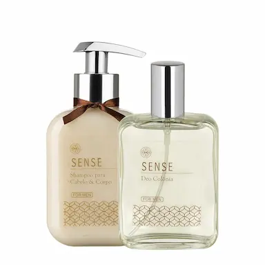 KIT FLORA VIE SENSE PERFUME E SHAMPOO PARA CABELO E CORPO (2 PRODUTOS)