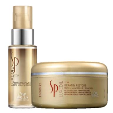 SP SYSTEM PROFESSIONAL LUXE OIL KERATIN PROTECT MASCARA 150ML E OLEO CAPILAR 30ML