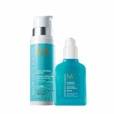 KIT MOROCCANOIL MENDING INFUSION REPAIR E CURL DEFINING (2 PRODUTOS)