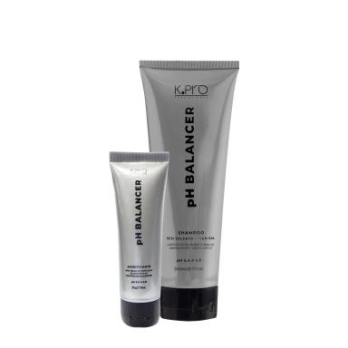 KIT K.PRO PH BALANCER SHAMPOO E ACIDIFICANTE PEQUENO (2 PRODUTOS)