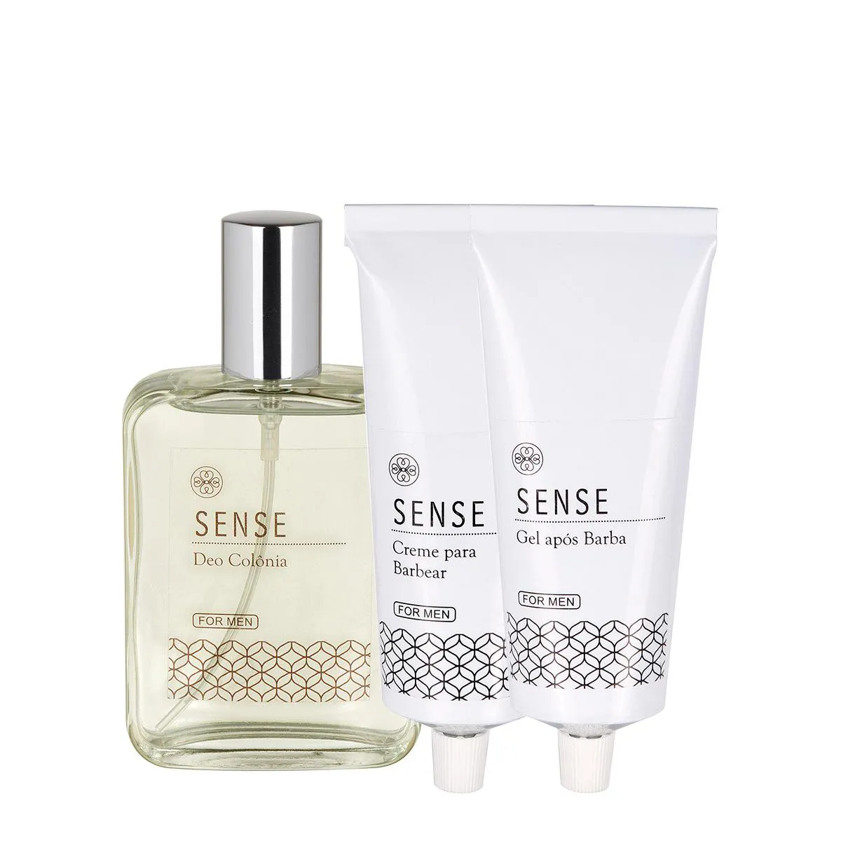 KIT FLORA VIE SENSE PERFUME CREME PARA BARBEAR E PóS BARBA (3 PRODUTOS)