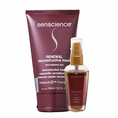 SENSCIENCE TRUE HUE COLOR PROTECTING 55ML E RENEWAL MASK 150ML