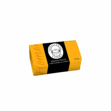 GIORNO UOMO AMARELO - SABONETE NATURAL CABELO, BARBA E CORPO 180G
