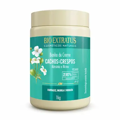 BANHO DE CREME CACHOS E CRESPOS 1KG BIO EXTRATUS