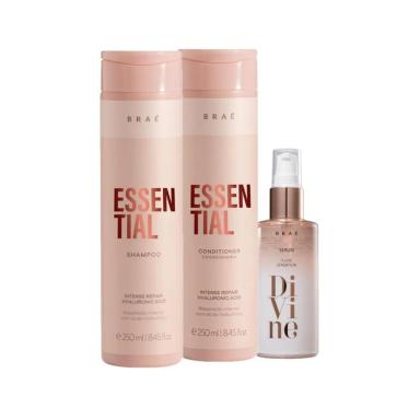 KIT BRAé ESSENTIAL E ÓLEO DIVINE ESPECIAL  (3 PRODUTOS)