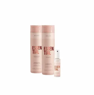 KIT BRAé ESSENTIAL MáSCARA E LEAVE-IN (3 PRODUTOS)
