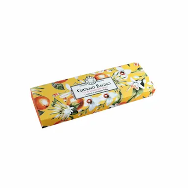 GIORNO BAGNO FLOR DE LARANJEIRA &amp;amp;AMP; VETIVER- SABONETE NATURAL 100G (3 UNIDADES)