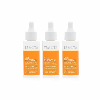 KIT TRACTA VITC ESSENTIAL - SéRUM FACIAL 30ML (3 UNIDADES)