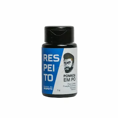 POMADA PARA CABELO EM Pó EFEITO MATTE BARBA DE RESPEITO 5G