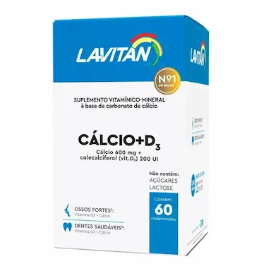LAVITAN SUPLEMENTO VITAMíNICO CáLCIO+D3 60 COMPRIMOS