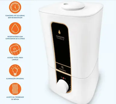 UMIDIFICADOR ENOVAMIX ULTRASSONICO  4 LITROS BIVOLT