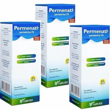 Permenati Permetrina 5% Nativita (kit c/03un) 60ml