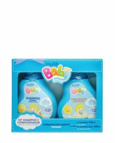 KIT MURIEL BABY MENINO SHAMPOO + CONDICIONADOR 100ML CADA