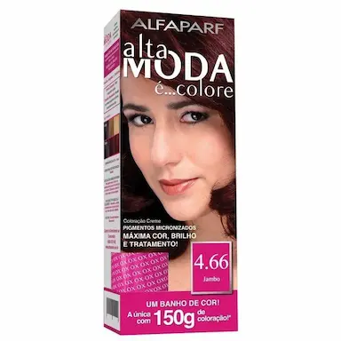 TINTURA ALTA MODA 4.66 CASTANHO VERMELHO INTENSO 150GR