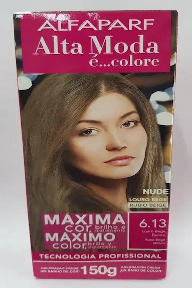 TINTURA ALTA MODA 6.13 LOURO BEGE ESCURO 150GR