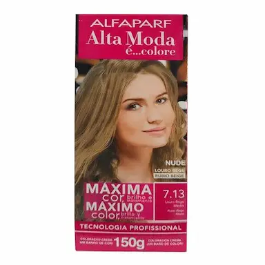 TINTURA ALTA MODA 7.13 LOURO BEGE MEDIO 150GR