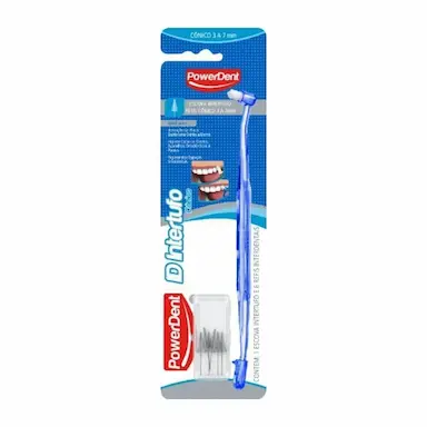 ESCOVA DENTAL POWERDENT INTERTUFO CONICA 3MM A 7MM C /6REFIS