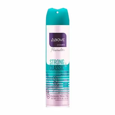 DESODORANTE ABOVE AEROSOL WOMEN STRONG   CLASSIC 150ML/90G