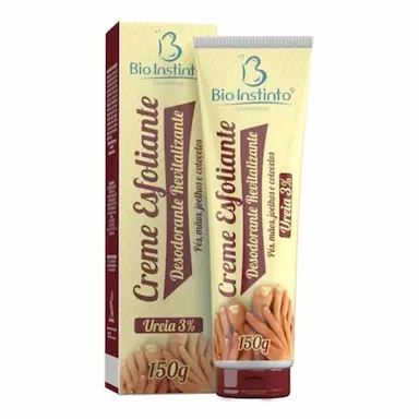 BIO INSTINTO CREME ESFOLIANTE PES E MAOS UREIA 3  150G