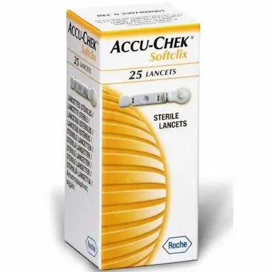 ACCU CHEK LANCETAS SOFTCLIX 25 UNIDADES