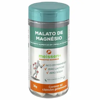 MAGNESIO MALATO 500MG 60CPS MEISSEN