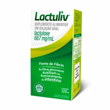 LACTULIV SOLUÇÃO ORAL 120ML SEM SABOR