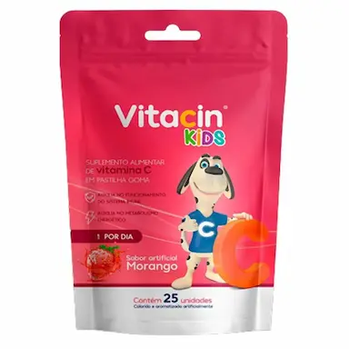 VITACIN KIDS  25 GOMAS MORANGO GEOLAB