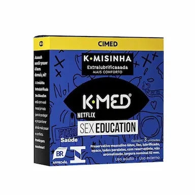 CAMISINHA K-MED K-MISINHA SEX EDUCATION 3 UNIDADES