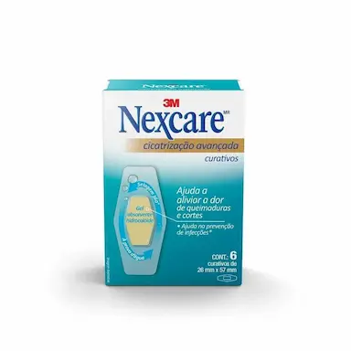 NEXCARE 3M CURATIVO CICATRIZACAO AVANCADA 6UN 26MM X 57MM