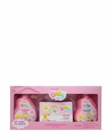 KIT HORA DO BANHO MURIEL BABY MENINA SH+COND+SABONETE