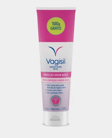 VAGISIL SABONETE LIQUIDO INTIMO ODOR BLOCK 300G