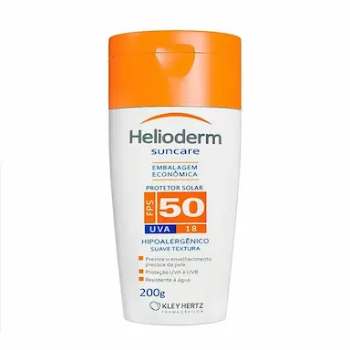 HELIODERM SUNCARE LOCAO BLOQUEADORA FPS 50 200G