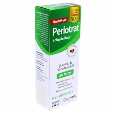 PERIOTRAT SEM ALCOOL MENTA FORTE 250ML (VERDE)
