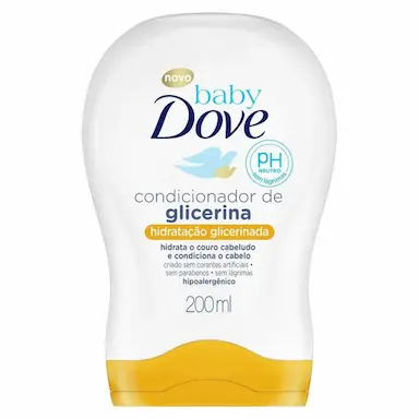 CONDICIONADOR DOVE BABY HIDRATACAO DE GLICERINADA 200ML