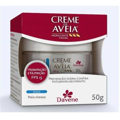 CREME DE AVEIA DAVENE FACIAL SUAVE PELE OLEOSA FPS 15 50G